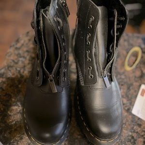 Boots that zipper and tie up